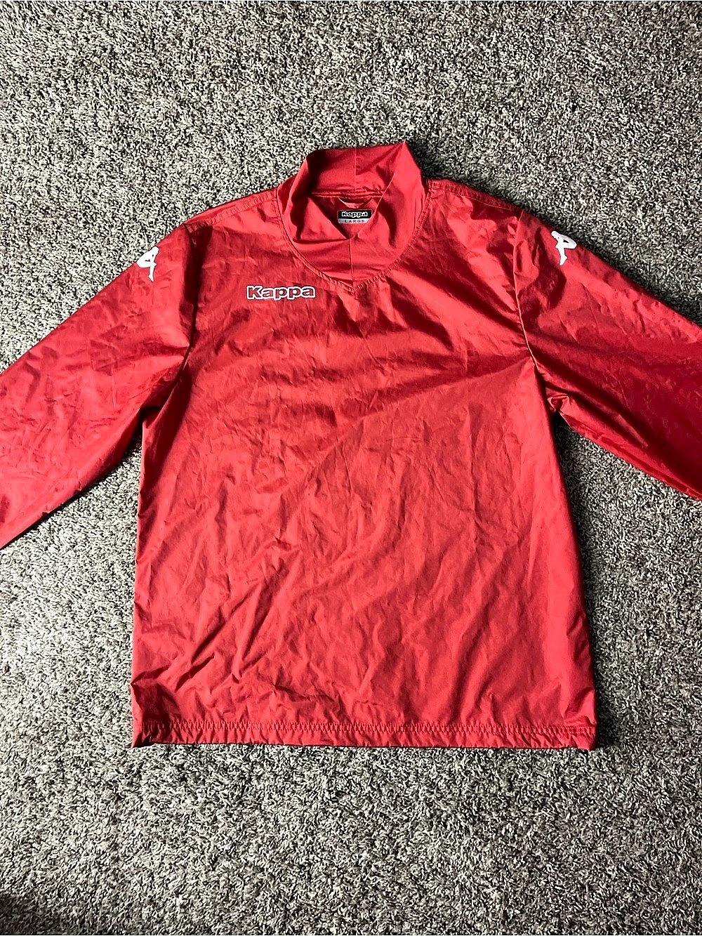 Kappa Men's Red Lightweight Pullover Jacket